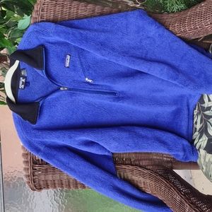 PATAGONIA:  exceptional Patagonia fleece in royal blue!
